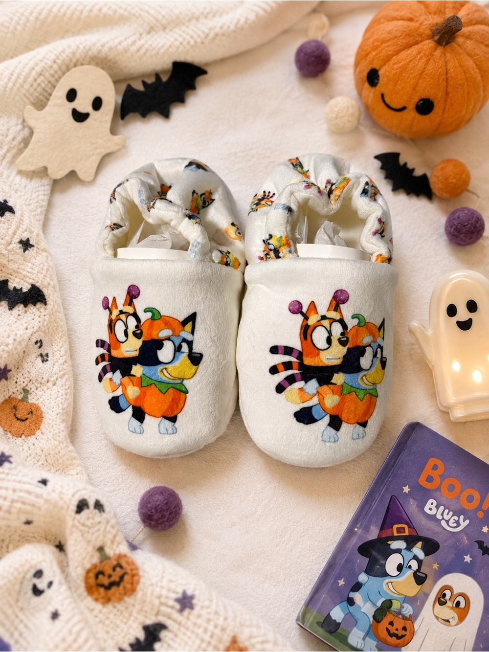 NWT Bluey Kids Halloween Slippers Size 9/10 (Toddler)